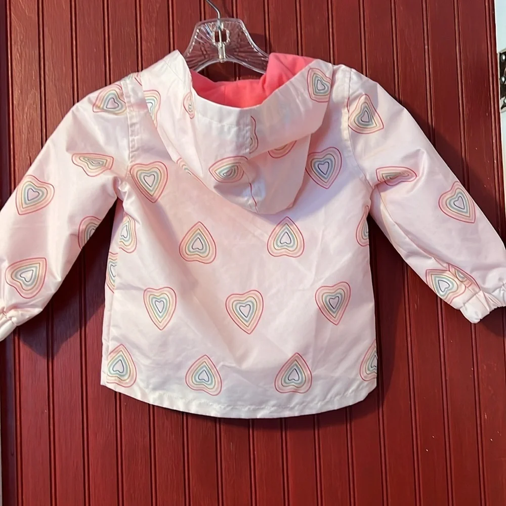 Carter's Light Pink Heart Print Jacket